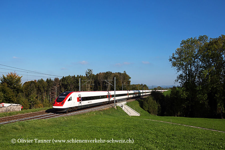 RABDe 500 034 und RABDe 500 010 als IC5 St. Gallen – Zürich – Lausanne