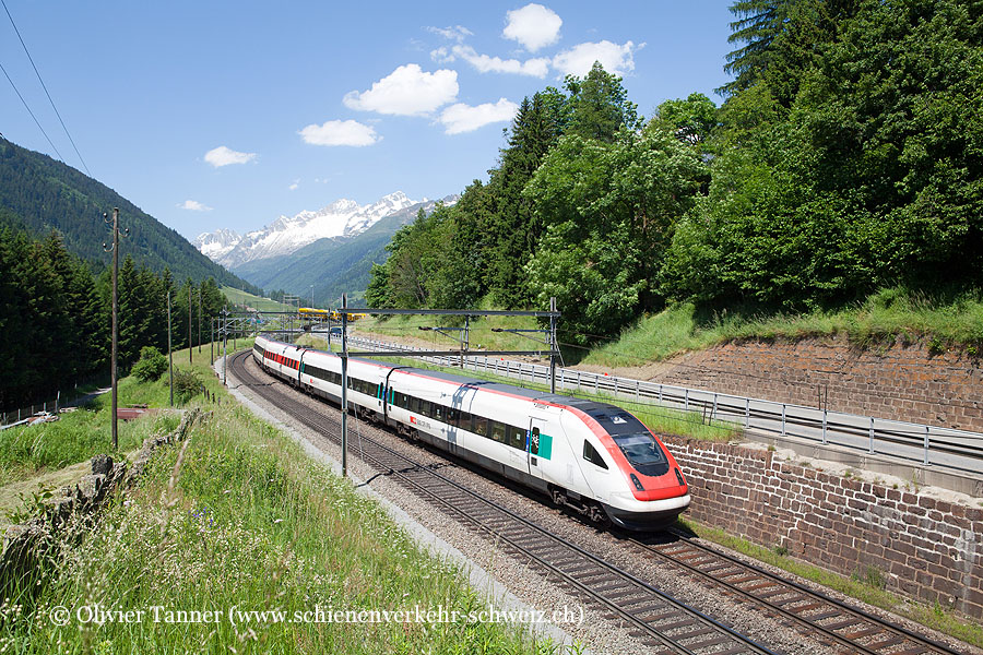 RABDe 500 043 als ICN Basel – Luzern – Lugano