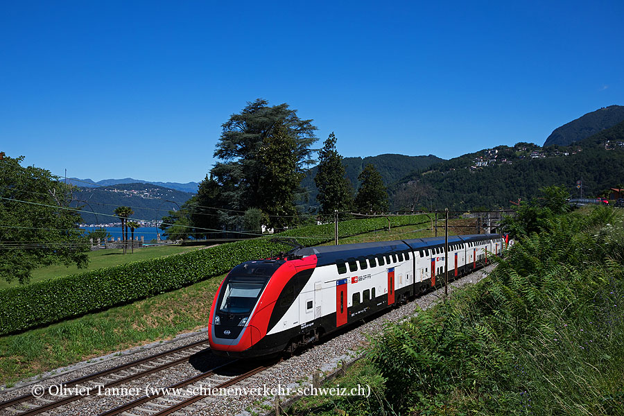 RABe 502 401 und RABDe 502 016 auf dem Weg nach Chiasso