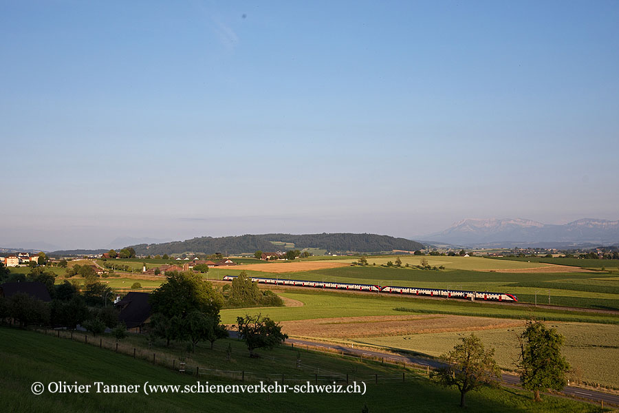 RABe 502 401 und RABe 502 202 als IR15 Luzern – Bern – Lausanne