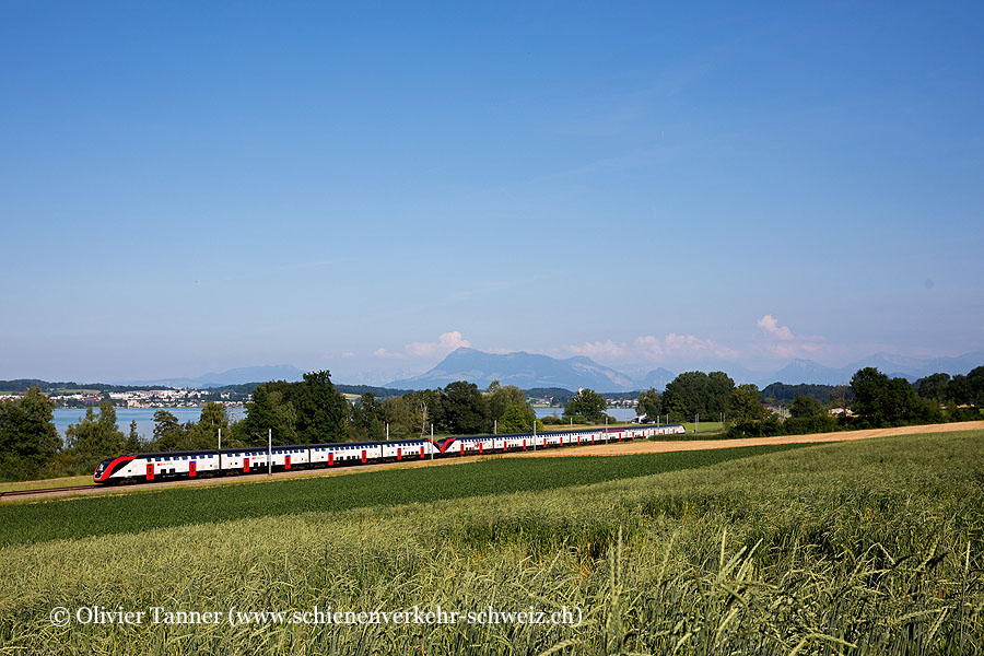 RABe 502 409 und RABDe 502 020 als IC21 Lugano – Luzern – Basel