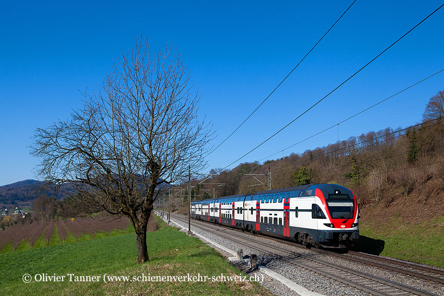 RABe 511 124 als IR Basel – Zürich Flughafen