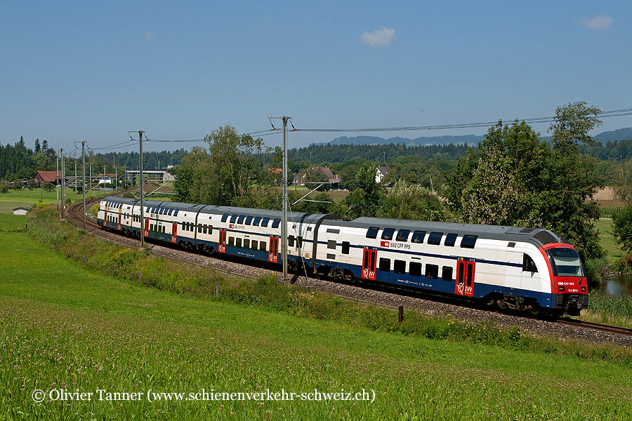 RABe 514 009 als S15 Affoltern am Albis – Zürich HB – Wetzikon – Rapperswil