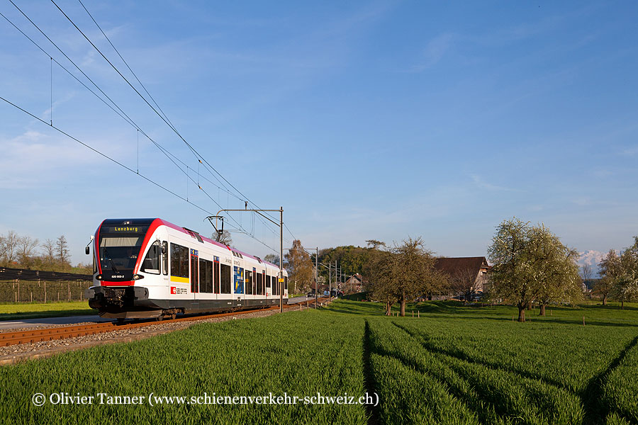 RABe 520 002 als S9 Luzern – Lenzburg