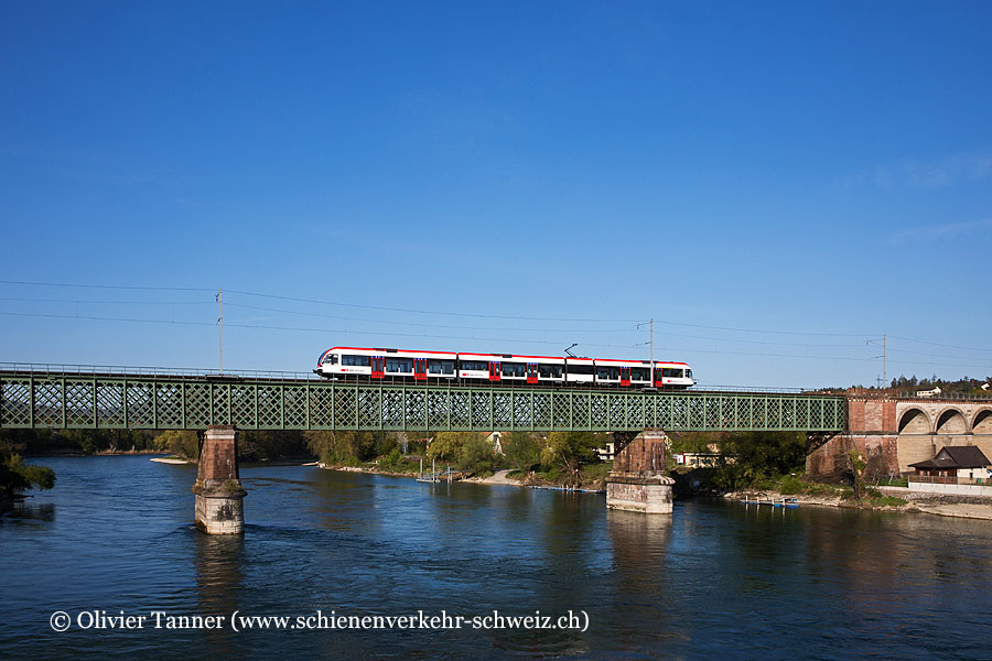 RABe 520 010 als S36 Bülach – Koblenz – Waldshut