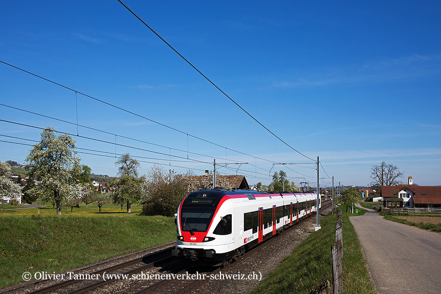 RABe 521 024 als S26 Olten – Rotkreuz