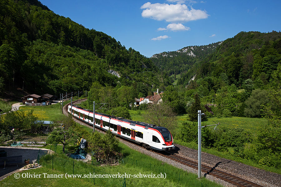 RABe 522 209 als RE56 Delle – Delémont – Biel/Bienne
