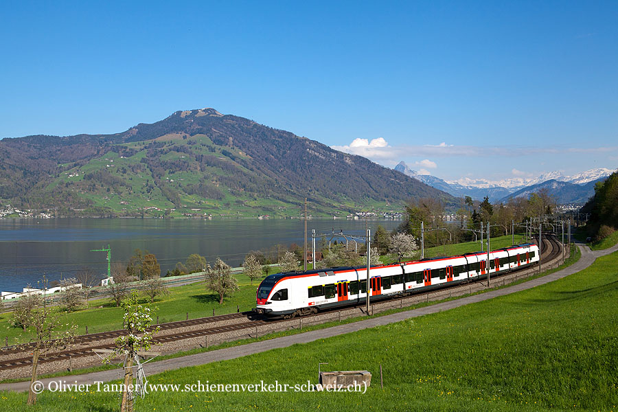 RABe 523 054 als S3 Brunnen – Luzern