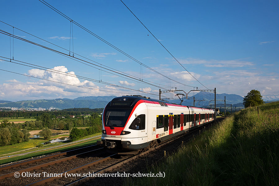 RABe 523 063 als RE6 Arth-Goldau – Olten
