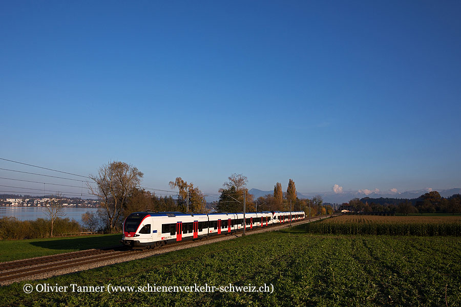 RABe 523 010 und RABe 523 003 als S1 Baar – Sursee