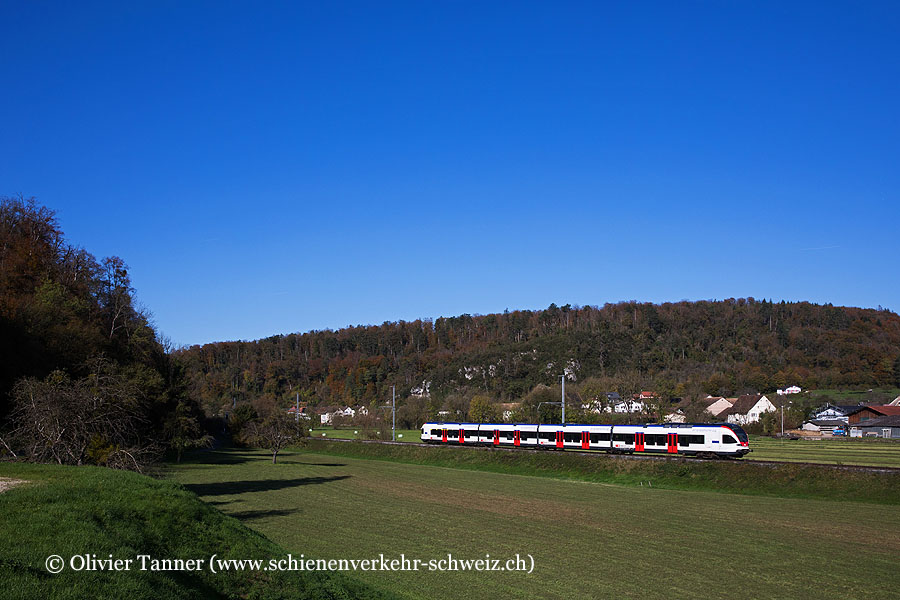 RABe 523 011 als RE56 Boncourt – Porrentruy
