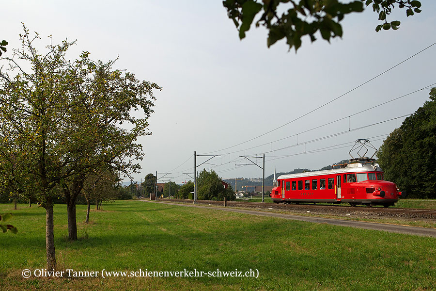 RAe 2/4 1001 mit einer privaten Reisegruppe