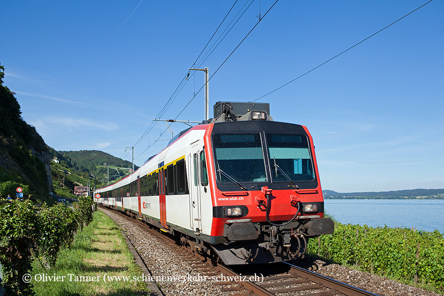 Domino mit RBDe 560 214 als Regio Biel/Bienne – Neuchâtel