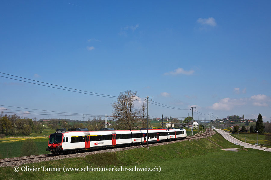Domino mit RBDe 560 219 als S9 Kerzers – Payerne – Lausanne