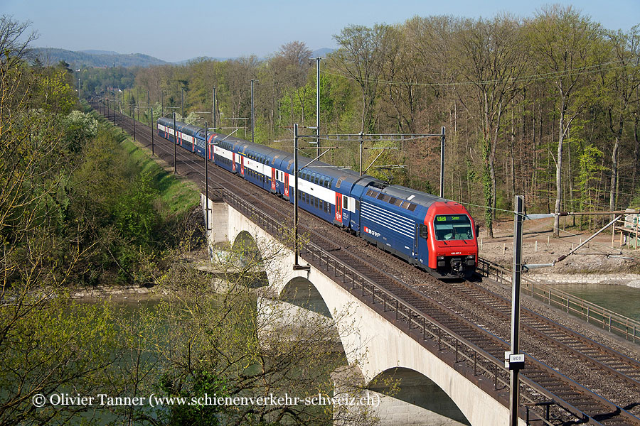 Re 450 097 und Re 450 003 als S12 Brugg – Baden – Zürich HB – Zürich Stadelhofen – Winterthur – Winterthur Seen