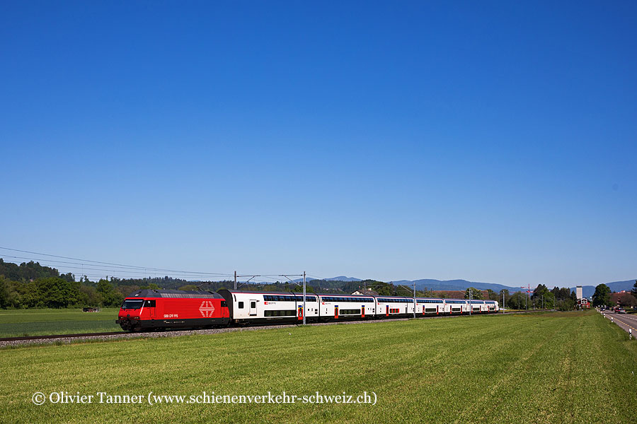 Re 460 112 mit IR27 Basel – Luzern