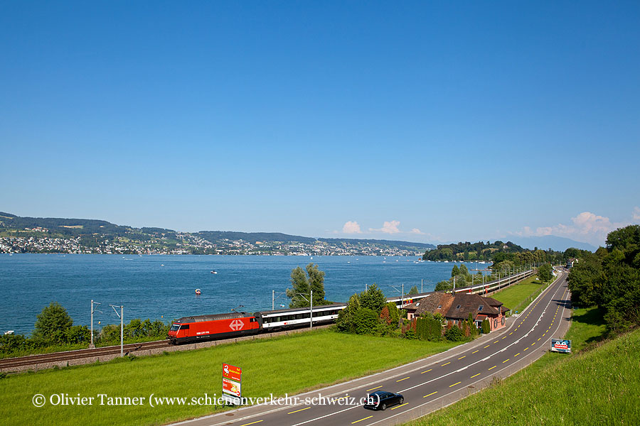 Re 460 117 mit IC Chur – Zürich – Basel