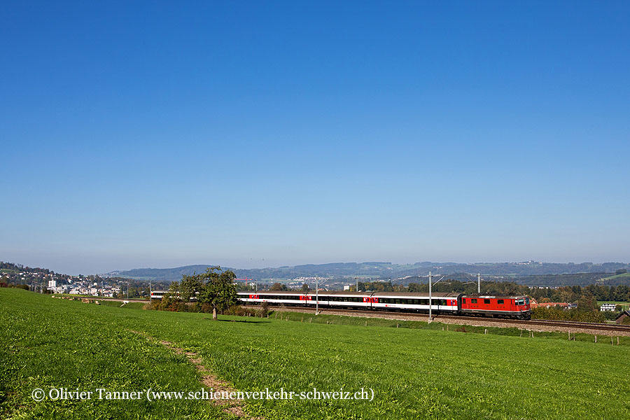 Re 4/4’’ 11143 mit IR37 Basel – Zürich – St. Gallen