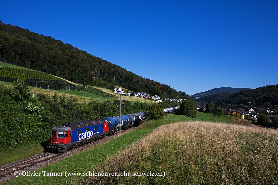 Re 620 027 mit einem Oelzug