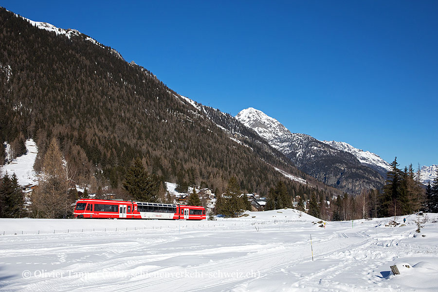 Z 852 als TER Vallorcine (F) – St-Gervais-les-Bains-Le Fayet (F)