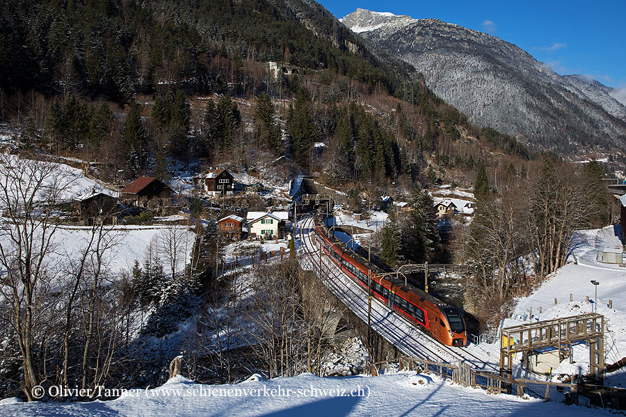 RABe 526 128 & 228 als IR26 Locarno – Bellinzona – Luzern – Basel