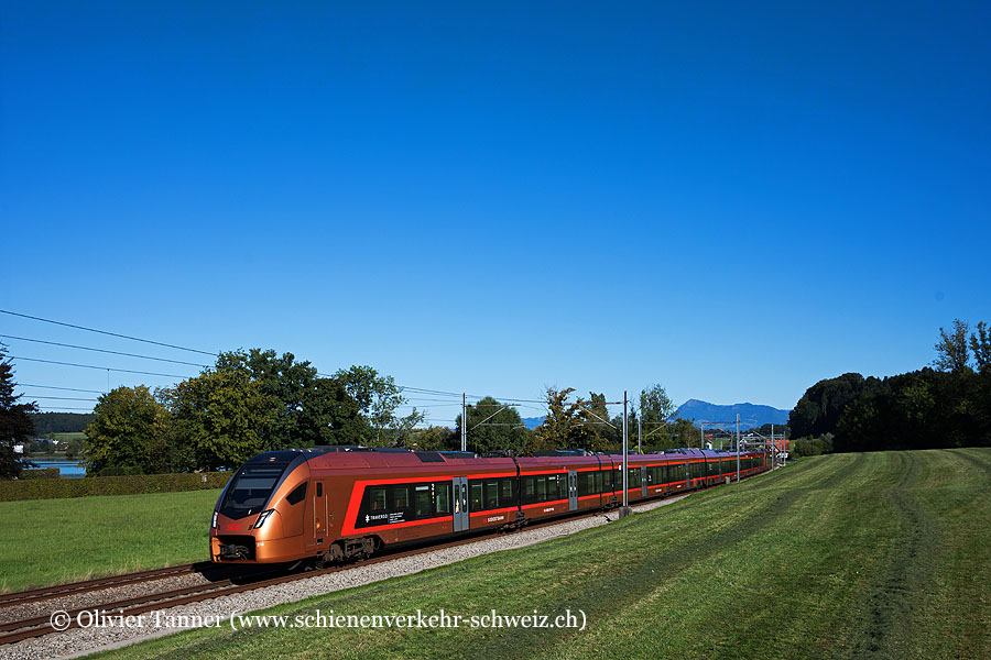 RABe 526 210 & 110 und RABe 526 204 & 104 als IR26 Locarno – Bellinzona – Luzern – Basel