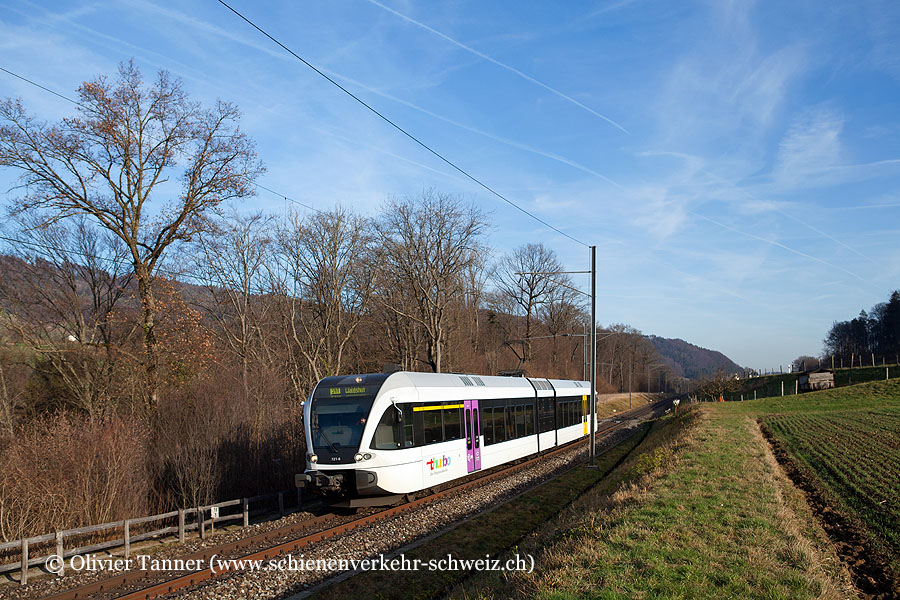 RABe 526 721 als S41 Winterthur – Bülach – Koblenz – Waldshut