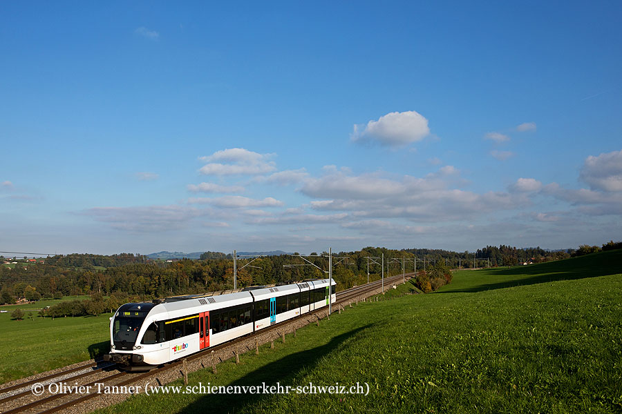 RABe 526 752 als S11 St. Gallen – Wil SG