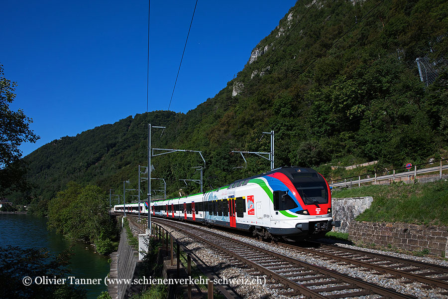 RABe 524 015 ’’Ceneri 2020’’ und RABe 524 013 als S10 Chiasso – Bellinzona – Biasca