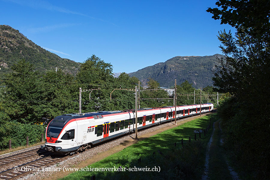RABe 524 111 als S10 Bellinzona – Chiasso