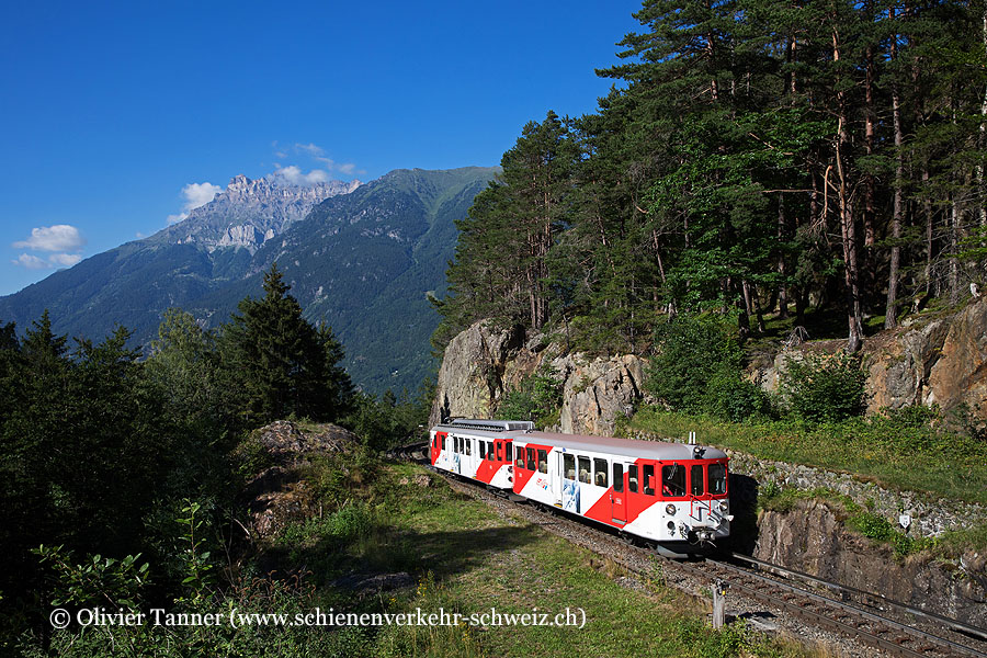 BDeh 4/4 7 als Regio Martigny – Le Châtelard-Frontière