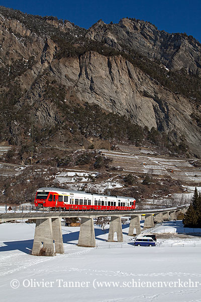 RABe 527 512 als Regio Martigny – Le Châble