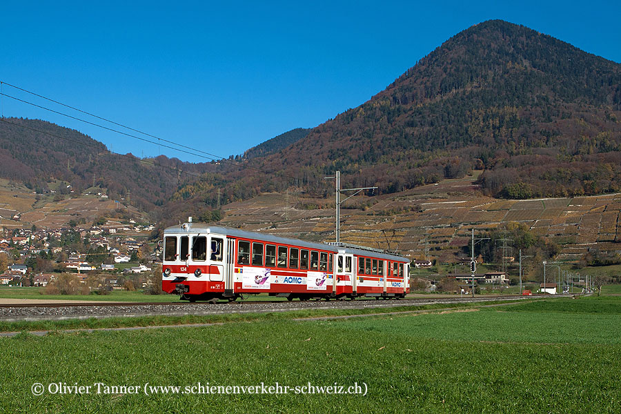 Be 4/4 102 als Regio Aigle – Monthey