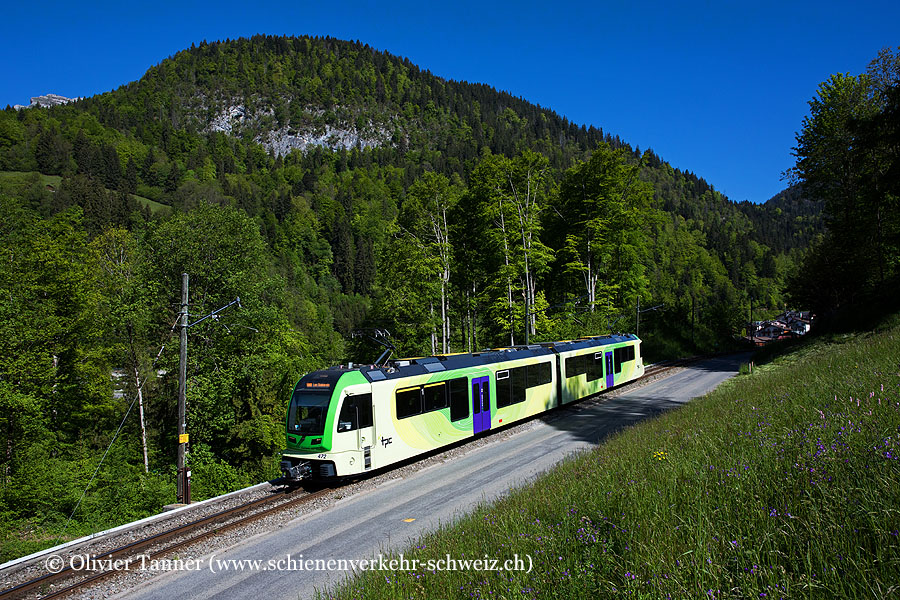 ABe 4/8 472 als R71 Aigle – Les Diablerets