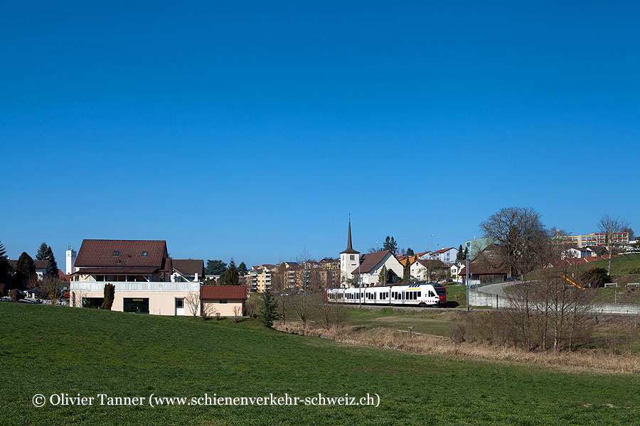 RABe 527 192 als S20 Neuchâtel – Fribourg