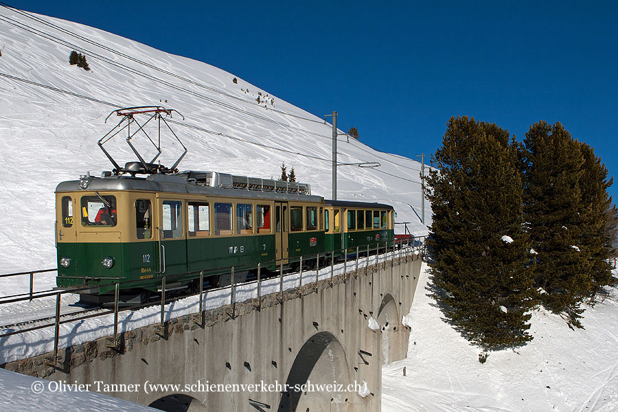 BDhe 4/4 112 als Regio Kleine Scheidegg – Lauterbrunnen