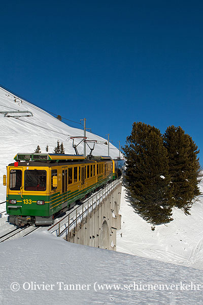 BDhe 4/8 133 als Regio Kleine Scheidegg – Lauterbrunnen