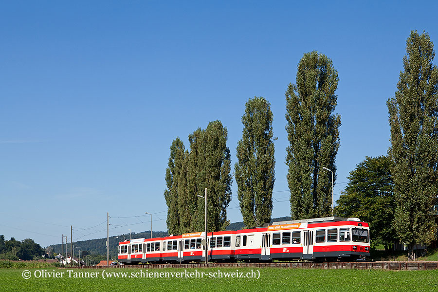 BDe 4/4 15 auf dem Weg nach Waldenburg