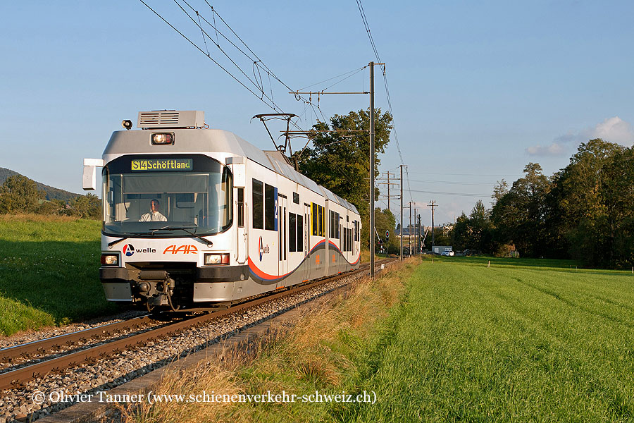 S14 Menziken – Aarau – Schöftland mit Be 4/8 30