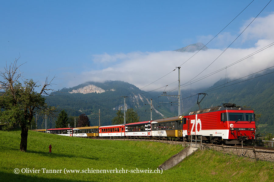 HGe 101 962 mit IR Interlaken Ost – Luzern