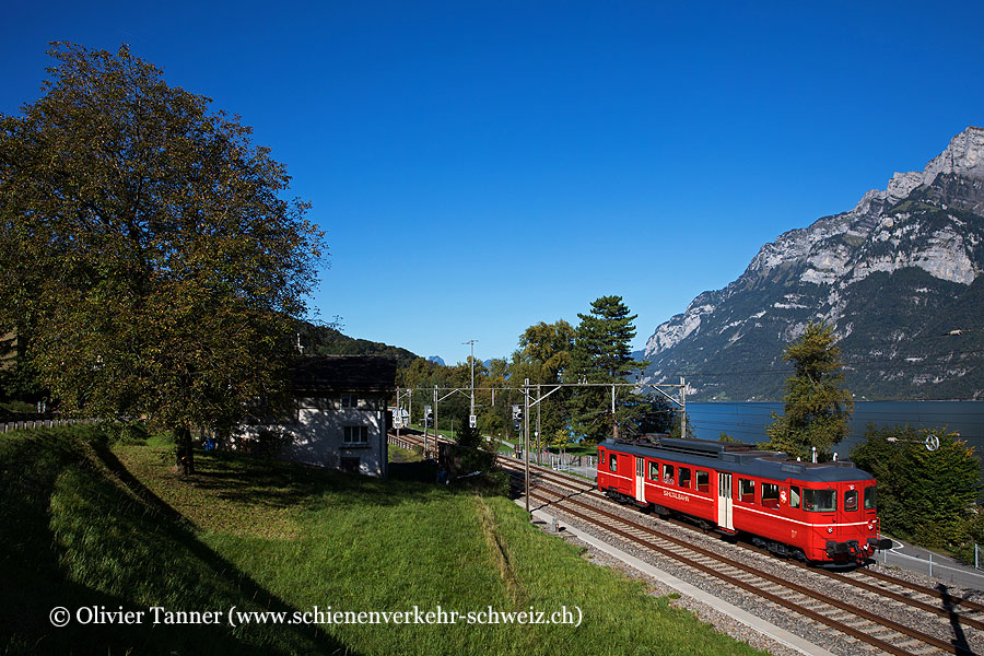 BDe 4/4 92 unterwegs am Walensee